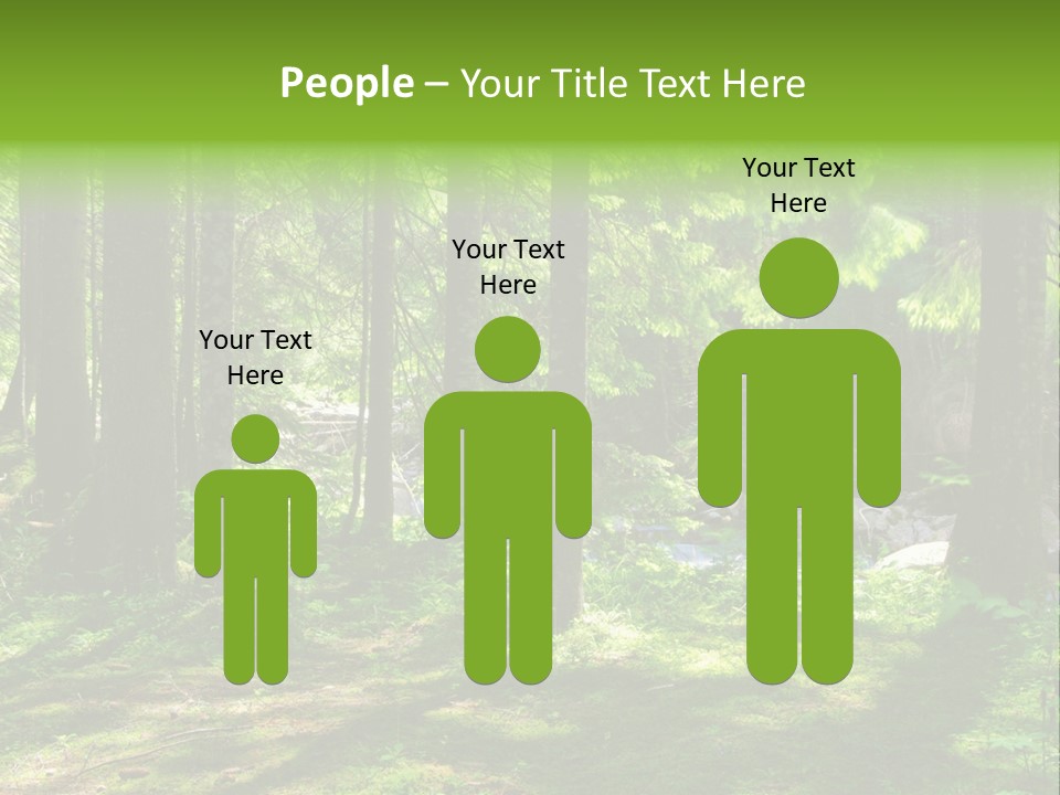 Green Uplifting Nature PowerPoint Template