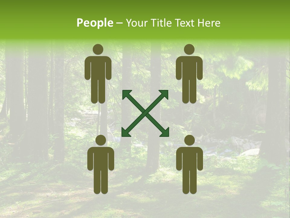 Green Uplifting Nature PowerPoint Template