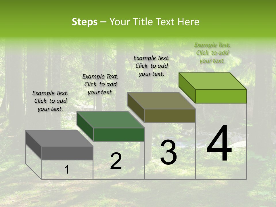 Green Uplifting Nature PowerPoint Template