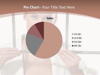 Building Male Businesswoman PowerPoint Template