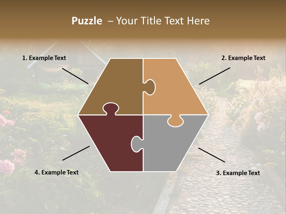 Path Paved Nature PowerPoint Template