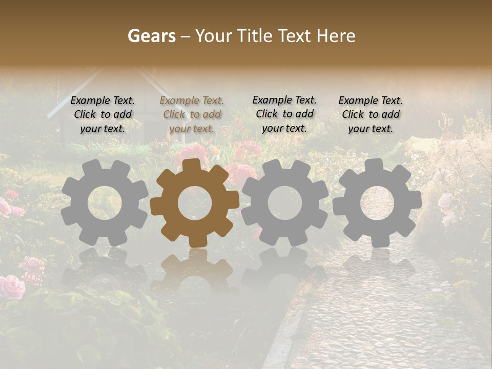 Path Paved Nature PowerPoint Template