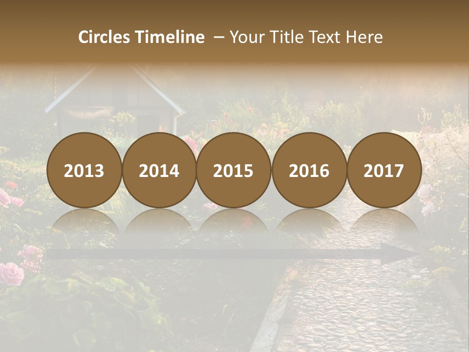 Path Paved Nature PowerPoint Template