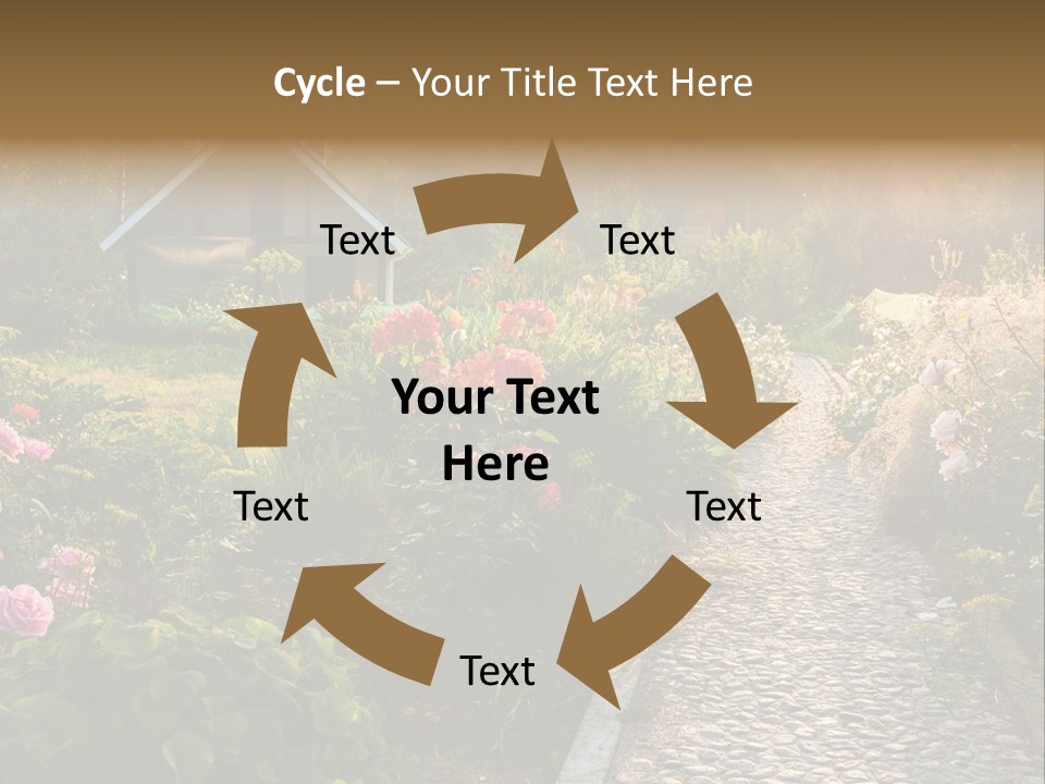 Path Paved Nature PowerPoint Template