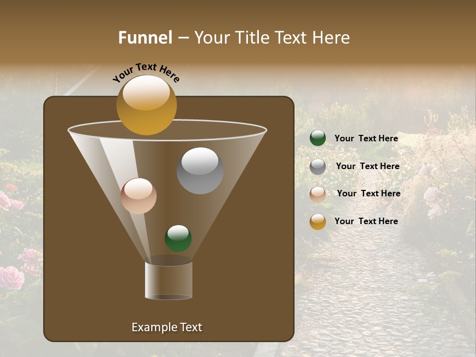 Path Paved Nature PowerPoint Template