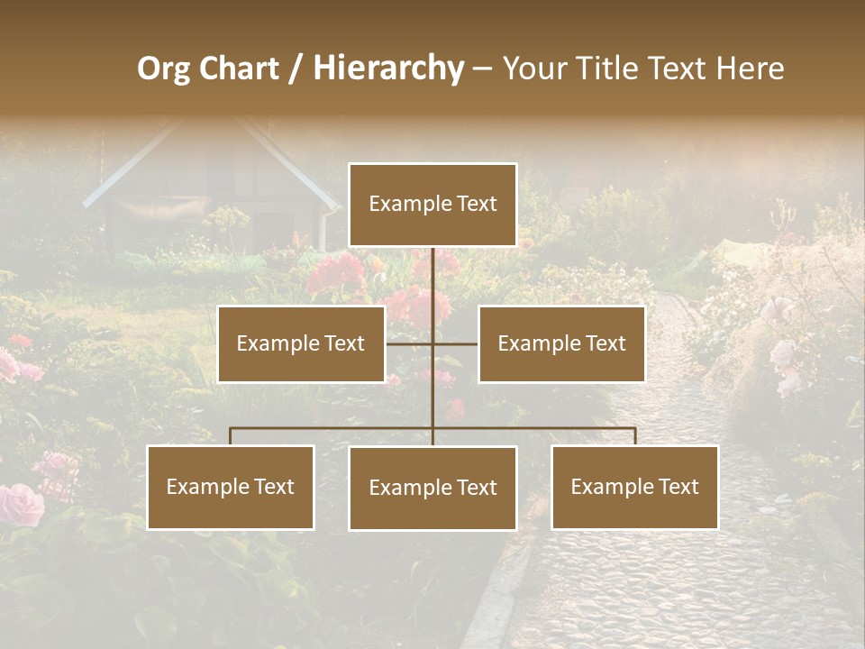 Path Paved Nature PowerPoint Template