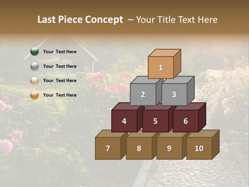 Path Paved Nature PowerPoint Template