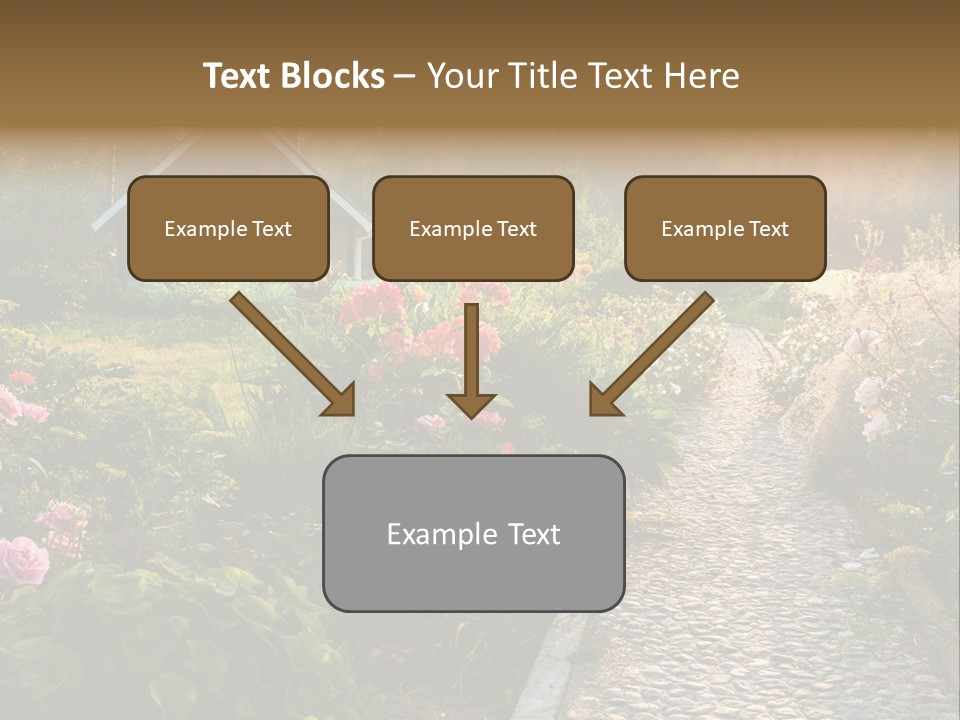 Path Paved Nature PowerPoint Template