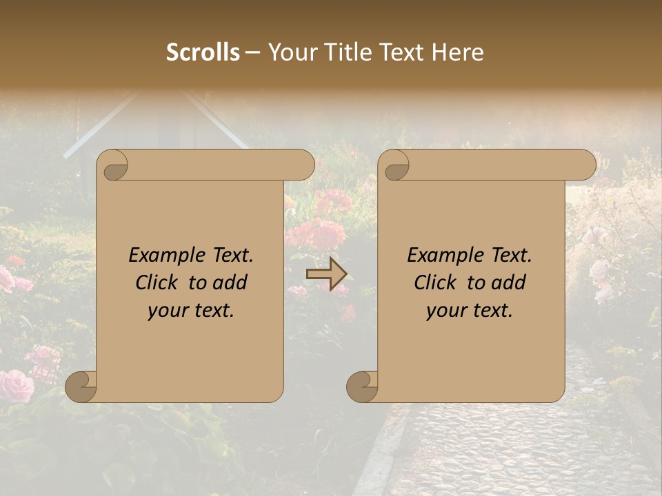 Path Paved Nature PowerPoint Template