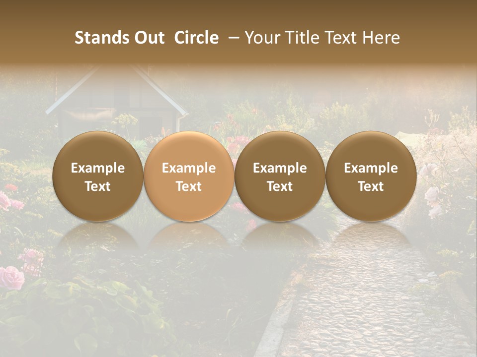 Path Paved Nature PowerPoint Template