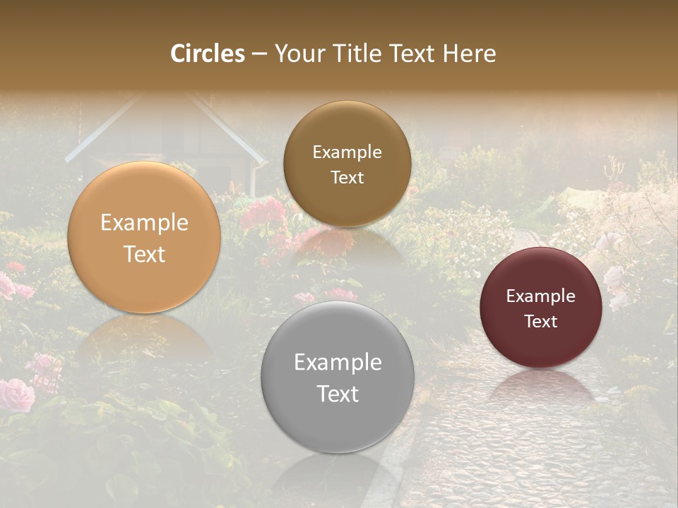 Path Paved Nature PowerPoint Template