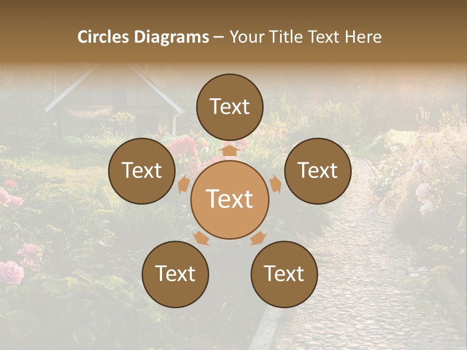 Path Paved Nature PowerPoint Template