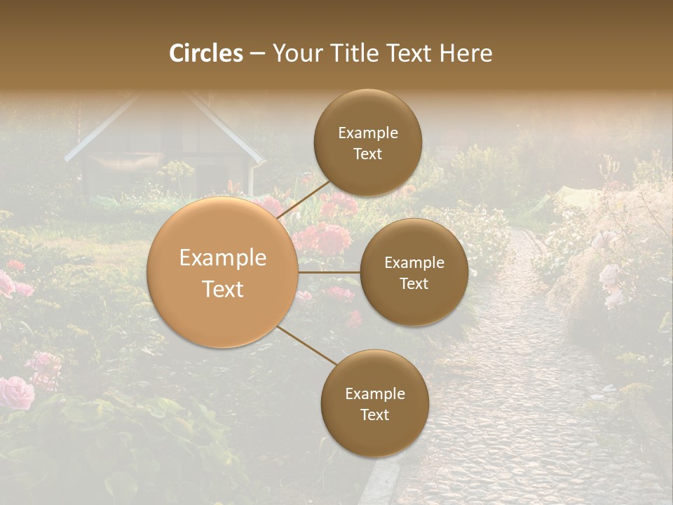 Path Paved Nature PowerPoint Template