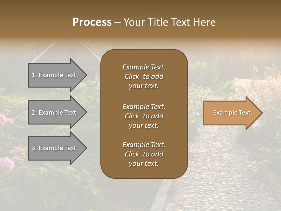Path Paved Nature PowerPoint Template