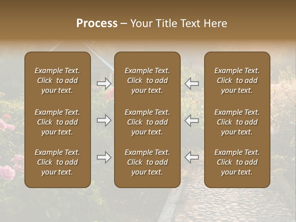 Path Paved Nature PowerPoint Template