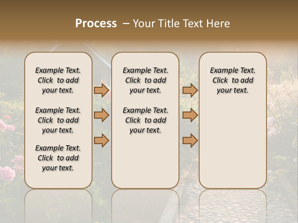 Path Paved Nature PowerPoint Template