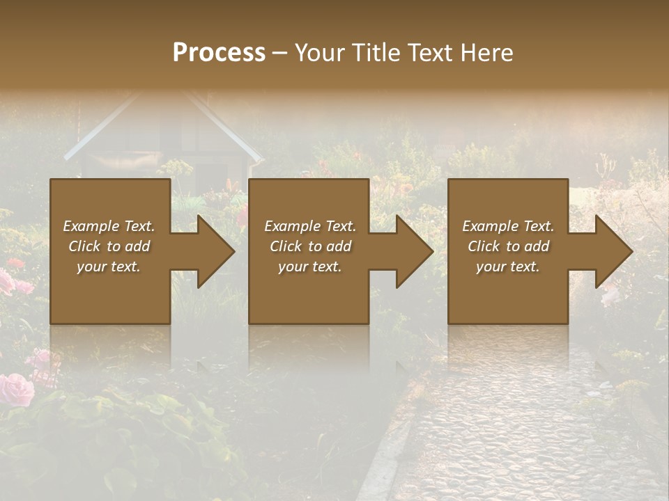 Path Paved Nature PowerPoint Template