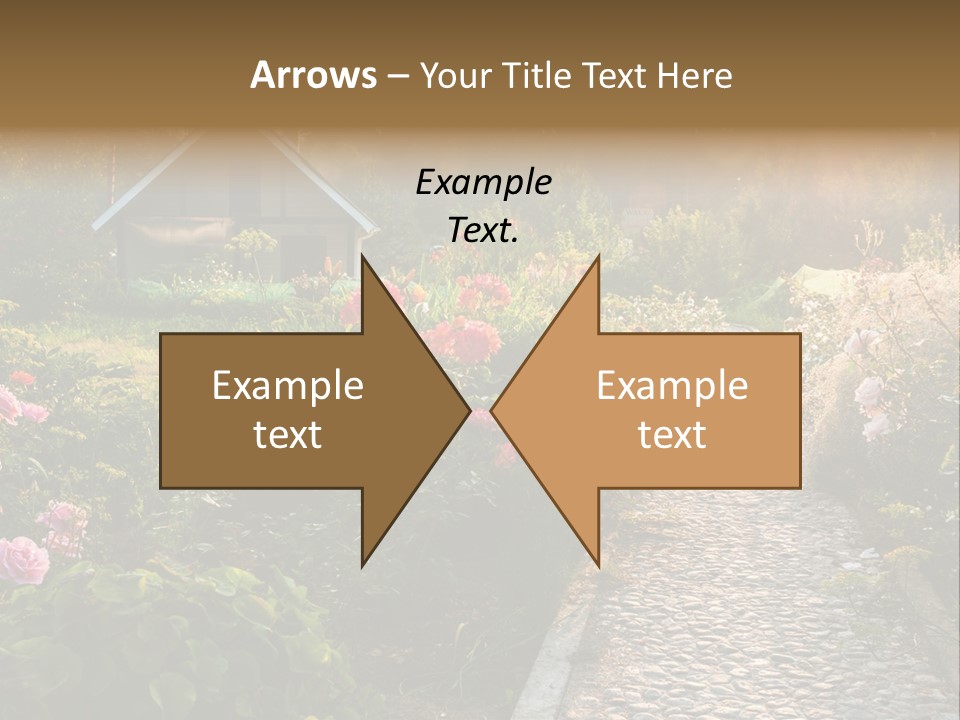 Path Paved Nature PowerPoint Template