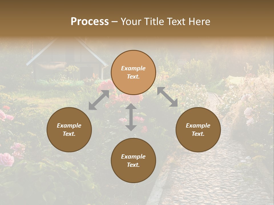 Path Paved Nature PowerPoint Template