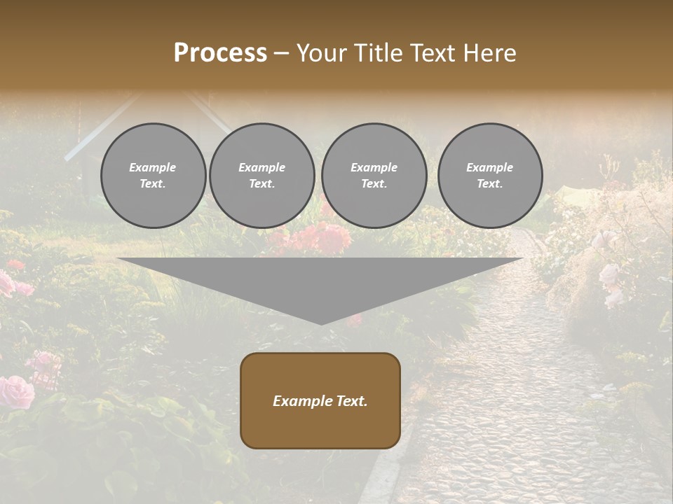 Path Paved Nature PowerPoint Template