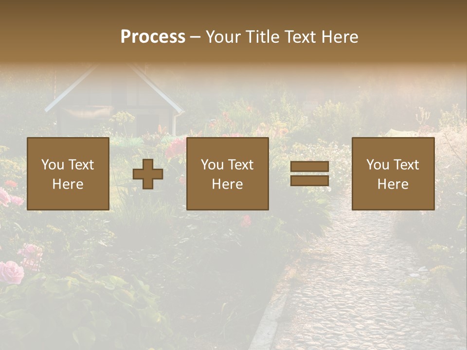 Path Paved Nature PowerPoint Template