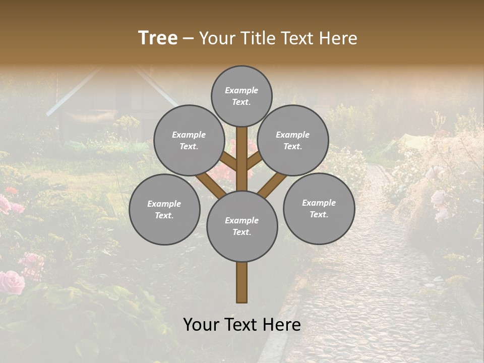 Path Paved Nature PowerPoint Template