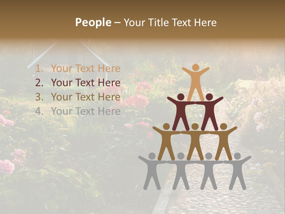 Path Paved Nature PowerPoint Template