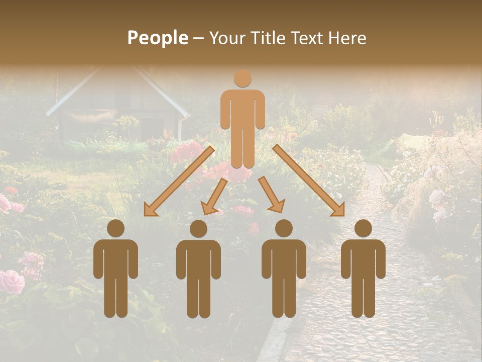 Path Paved Nature PowerPoint Template