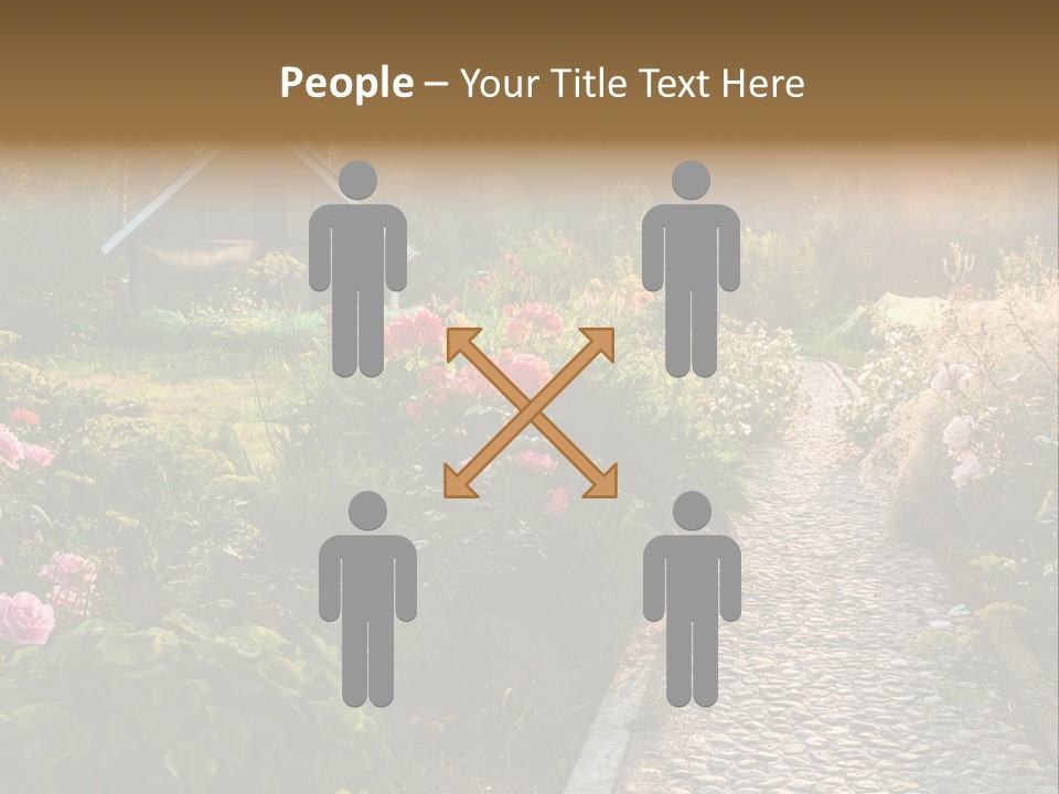 Path Paved Nature PowerPoint Template