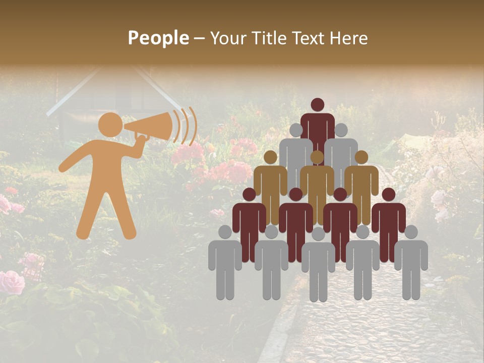 Path Paved Nature PowerPoint Template