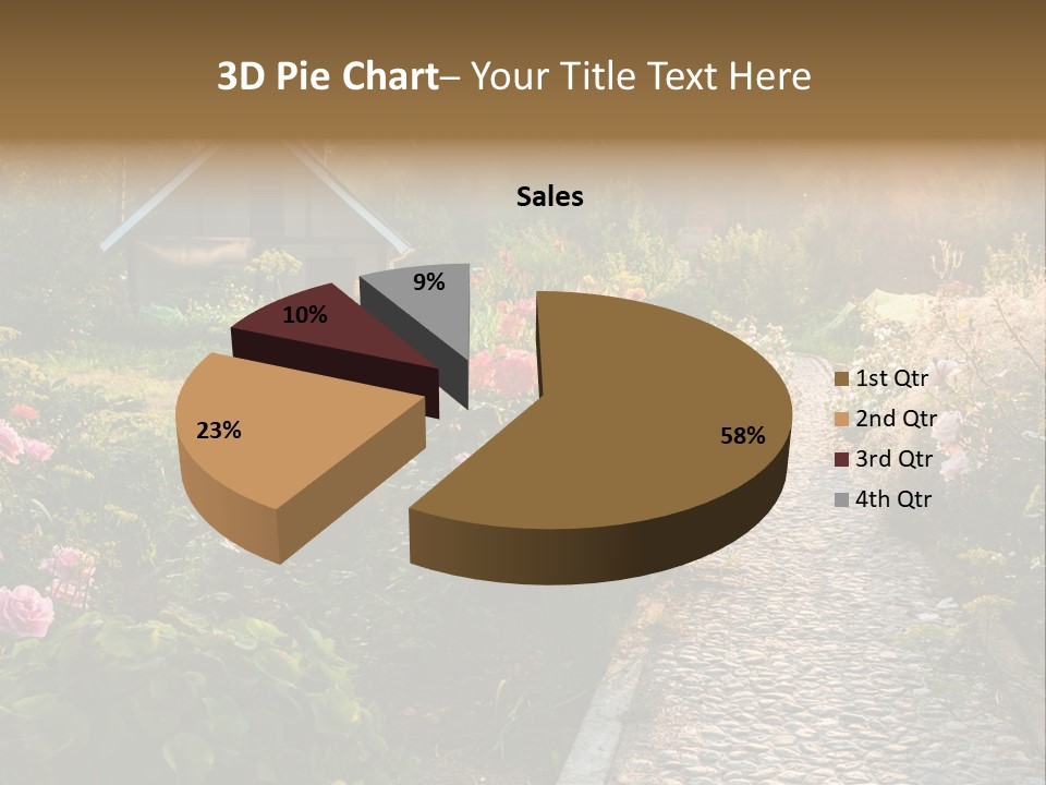 Path Paved Nature PowerPoint Template