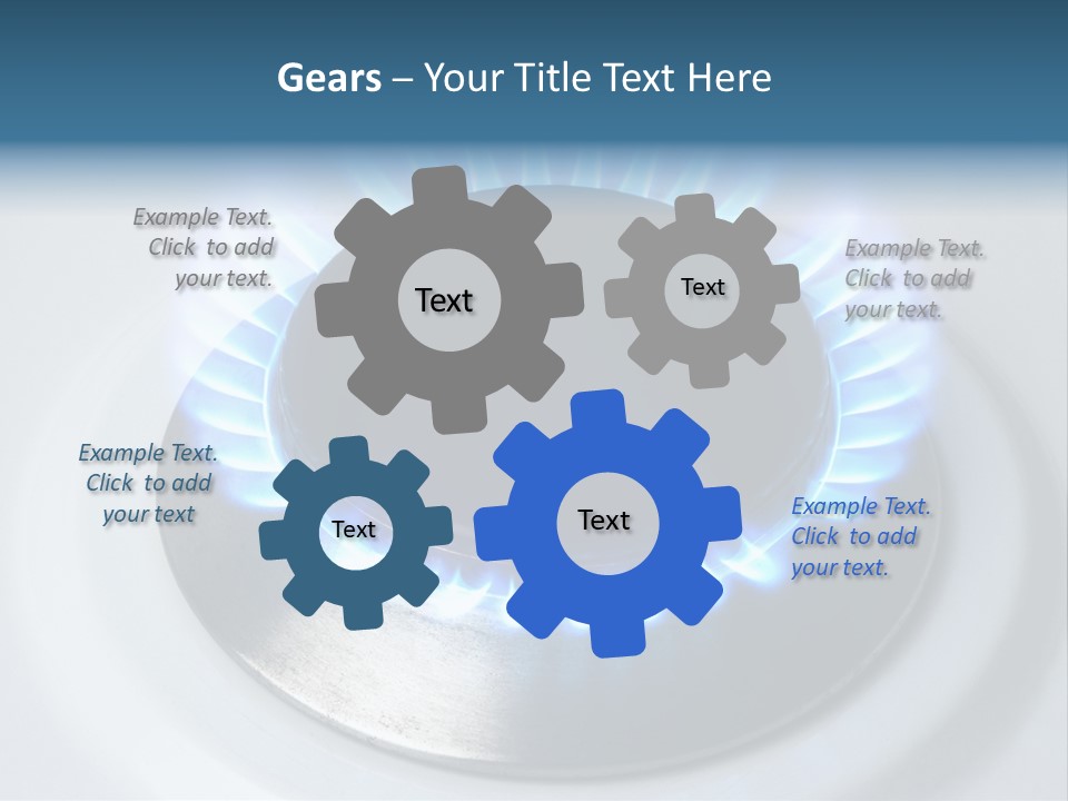 Flammable Burner Energy PowerPoint Template