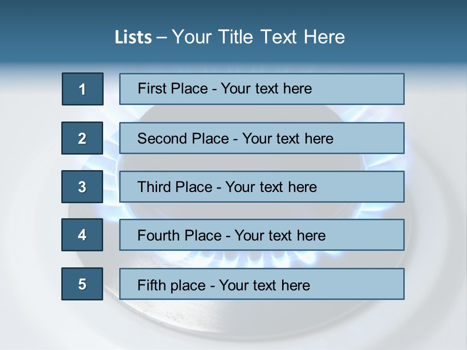Flammable Burner Energy PowerPoint Template
