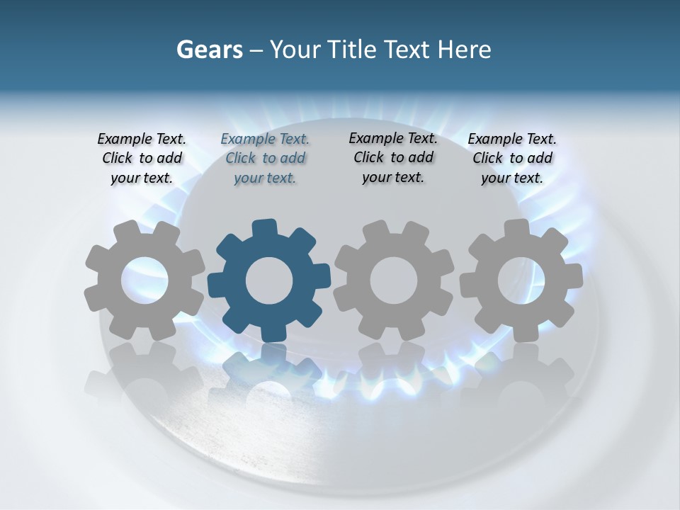 Flammable Burner Energy PowerPoint Template