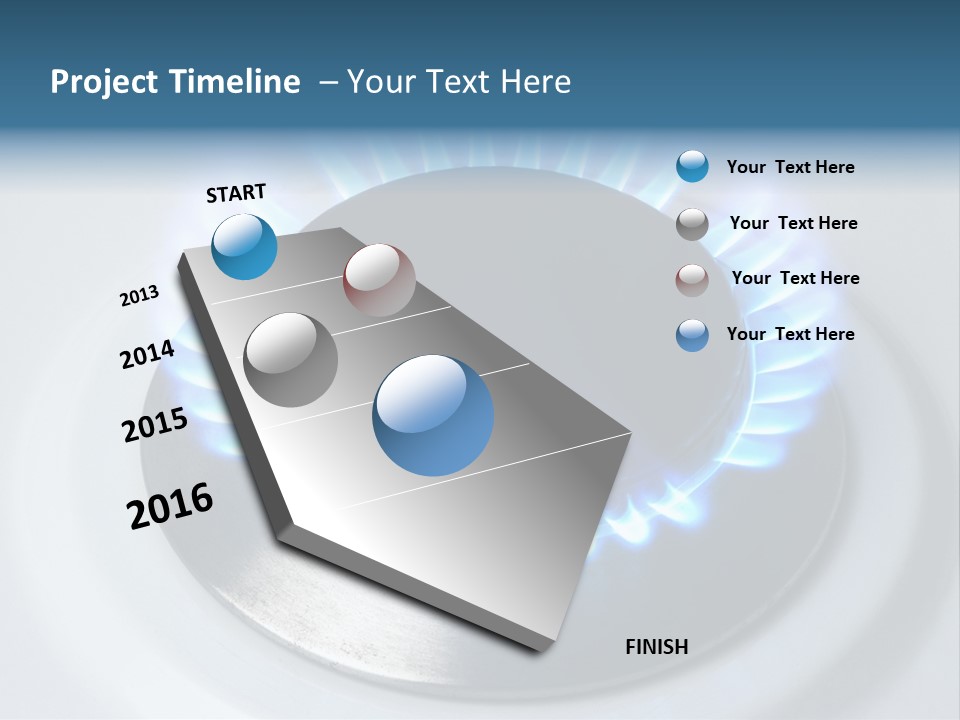 Flammable Burner Energy PowerPoint Template