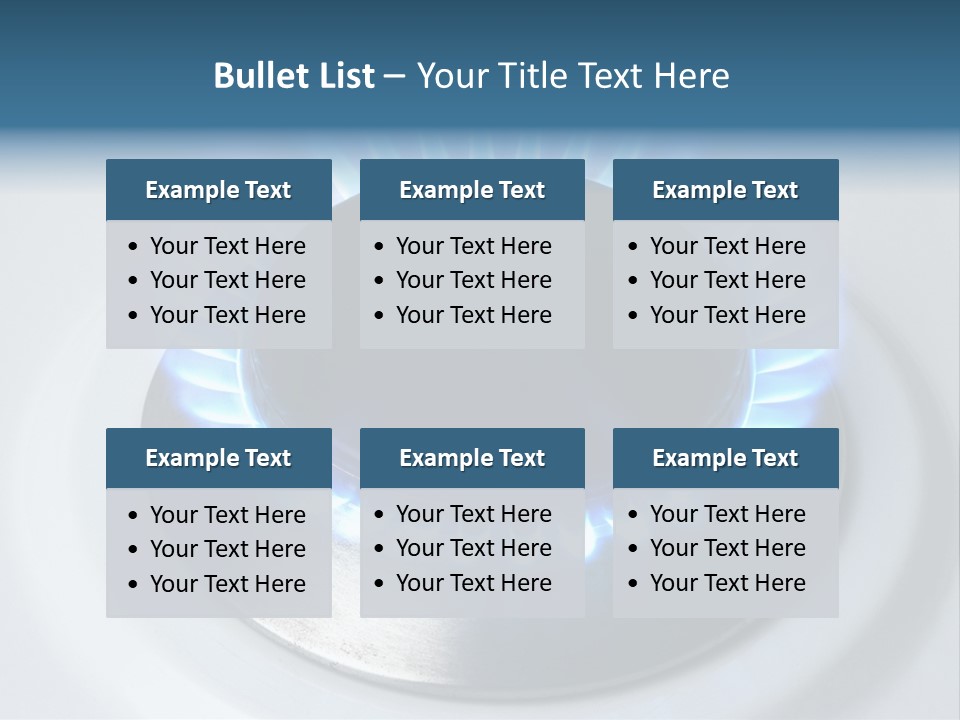 Flammable Burner Energy PowerPoint Template