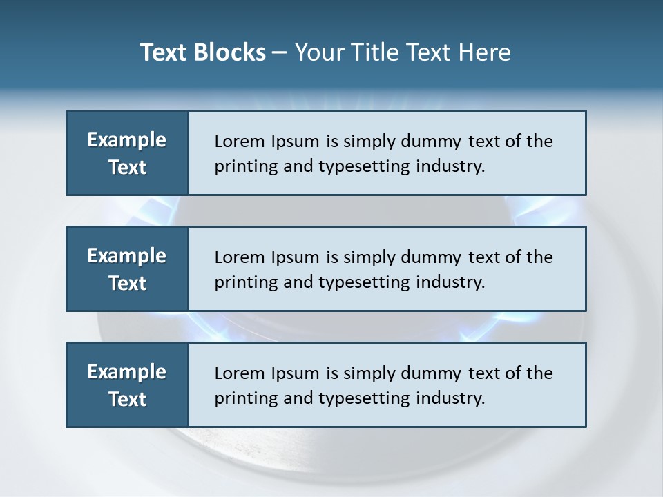 Flammable Burner Energy PowerPoint Template