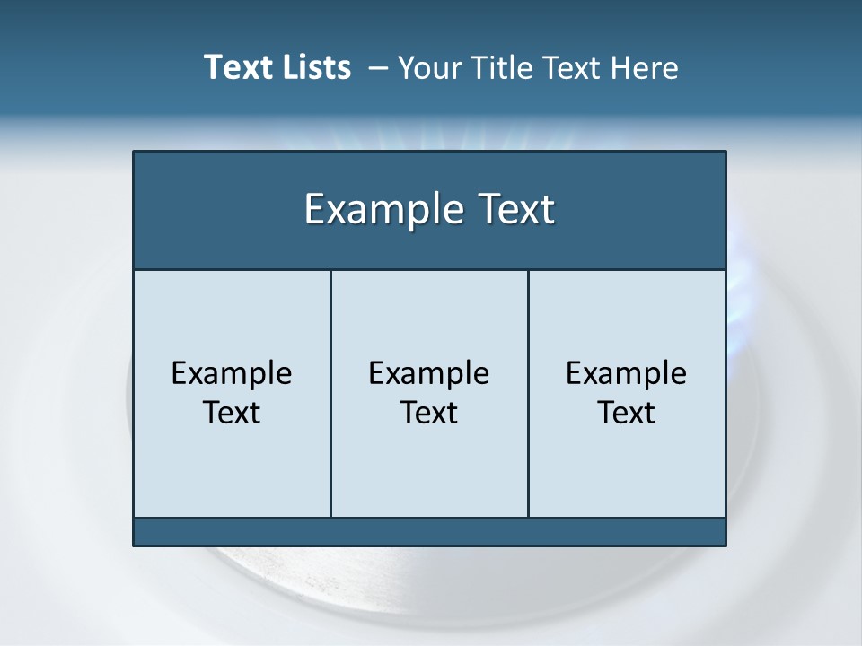 Flammable Burner Energy PowerPoint Template