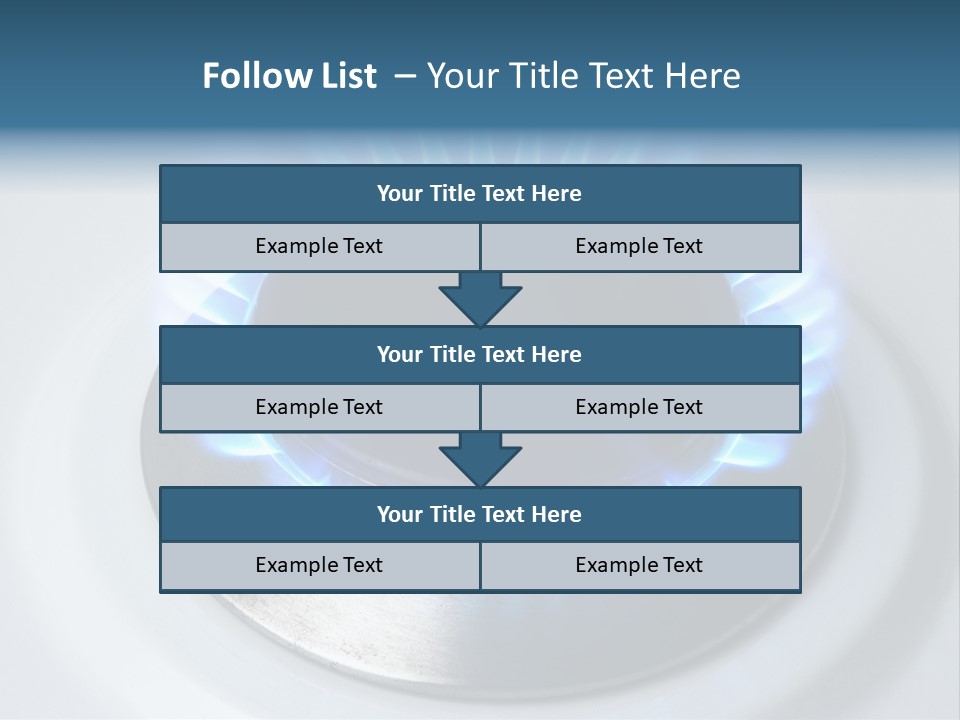 Flammable Burner Energy PowerPoint Template