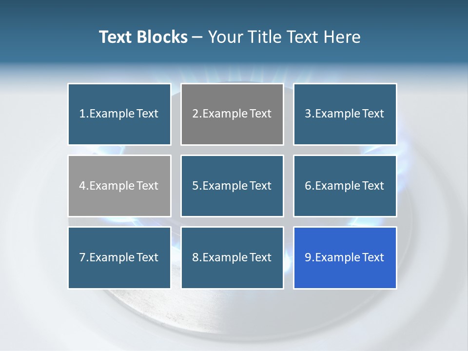 Flammable Burner Energy PowerPoint Template