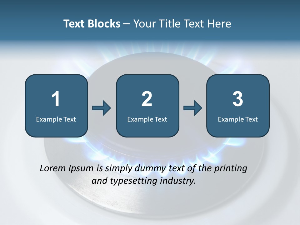 Flammable Burner Energy PowerPoint Template