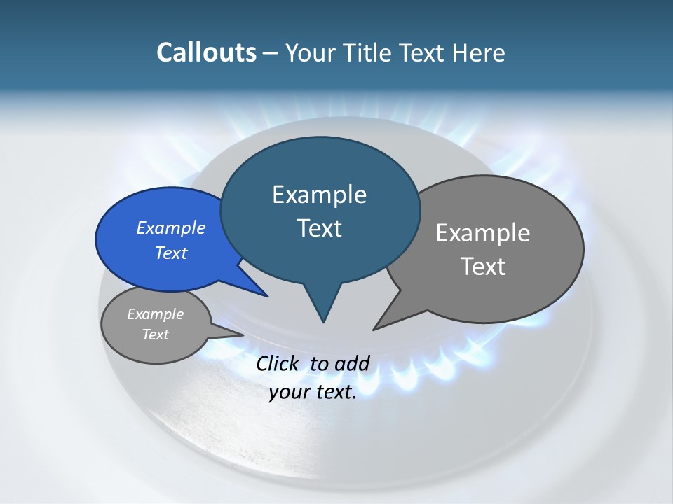 Flammable Burner Energy PowerPoint Template