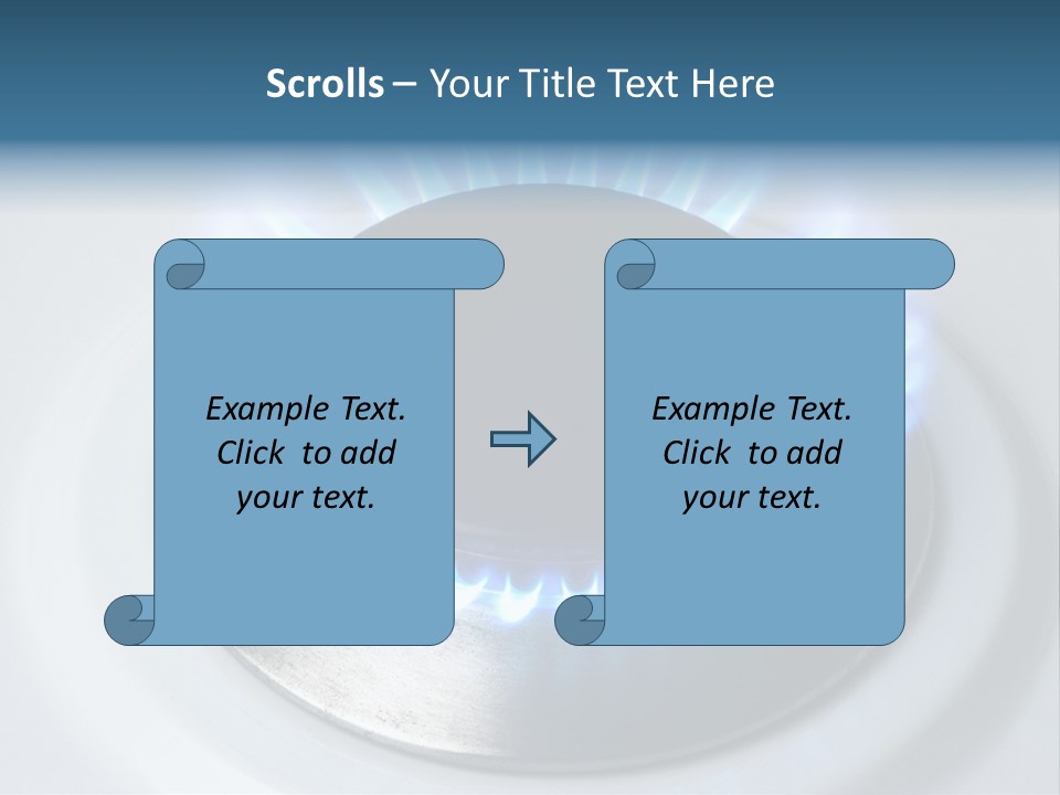 Flammable Burner Energy PowerPoint Template
