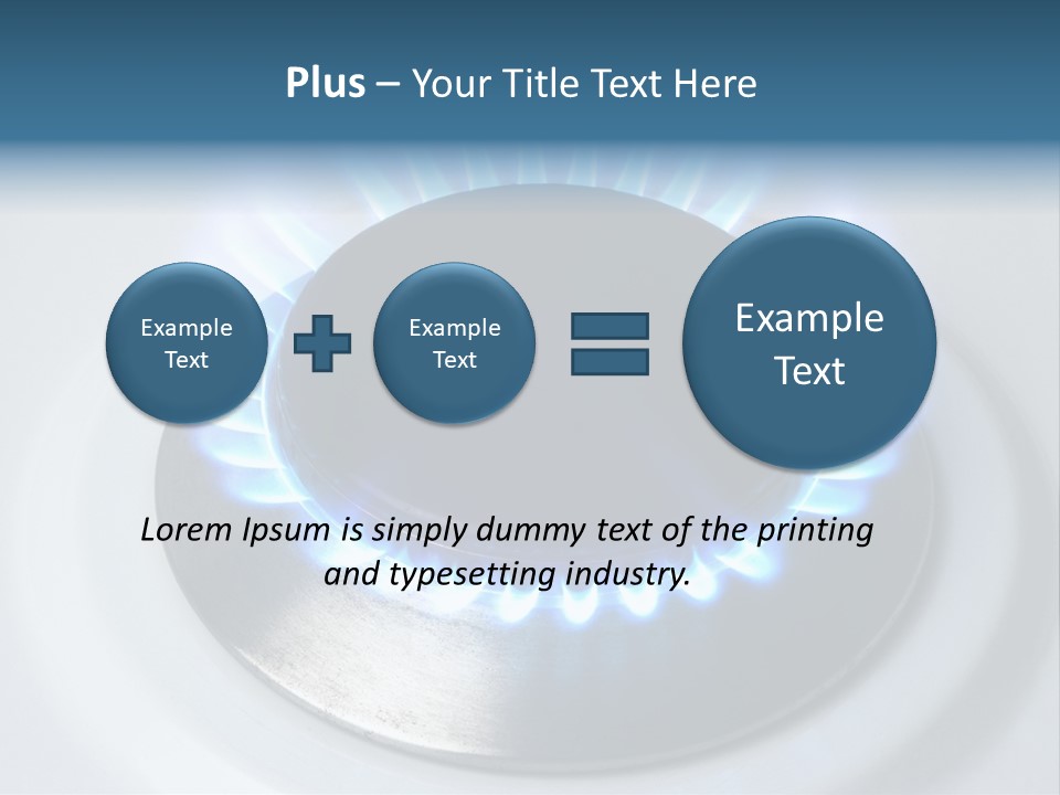 Flammable Burner Energy PowerPoint Template