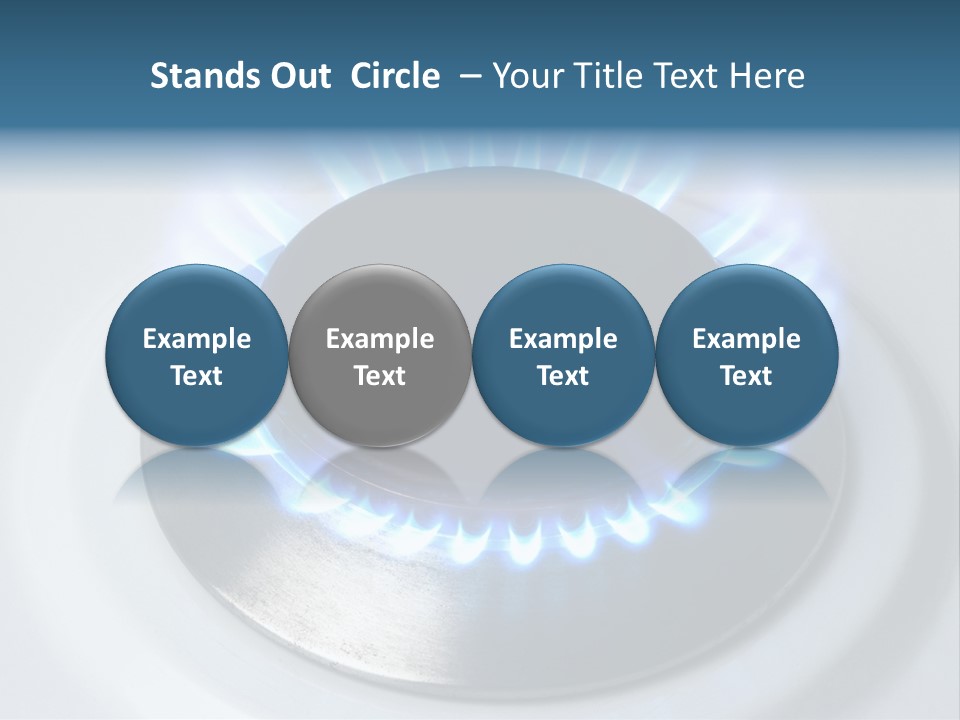 Flammable Burner Energy PowerPoint Template