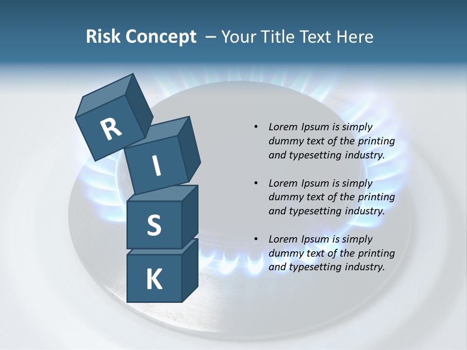 Flammable Burner Energy PowerPoint Template