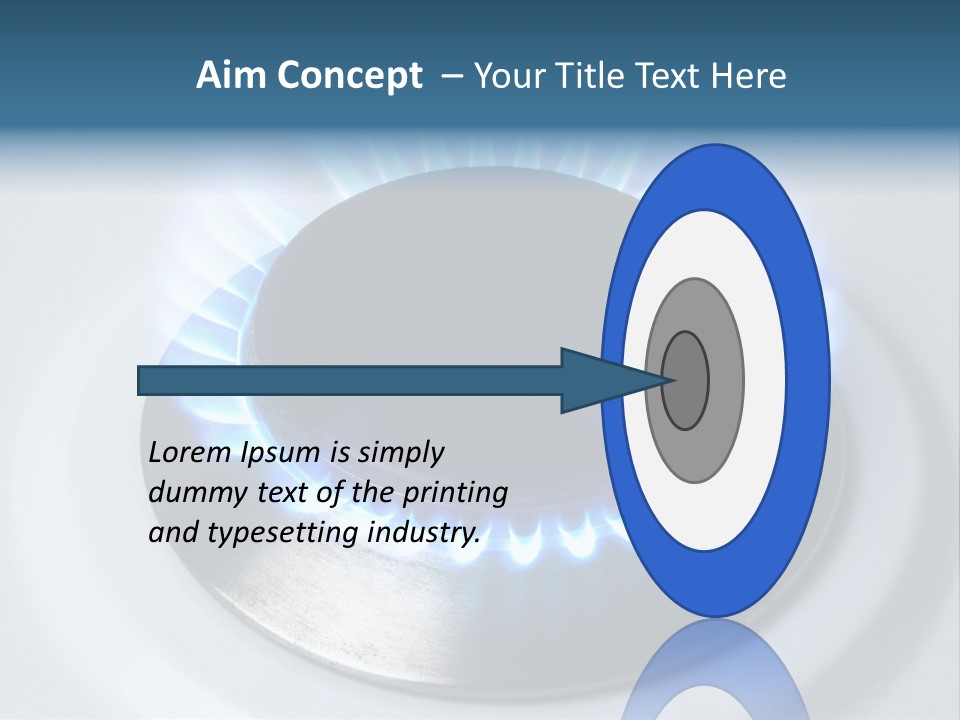 Flammable Burner Energy PowerPoint Template