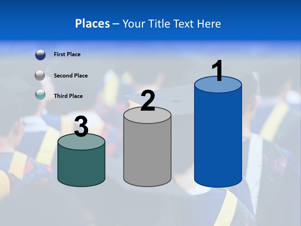 Male Gown Listen PowerPoint Template