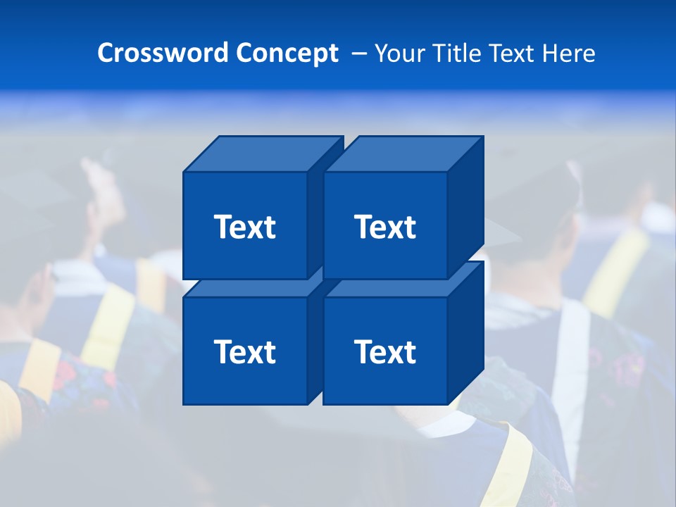 Male Gown Listen PowerPoint Template