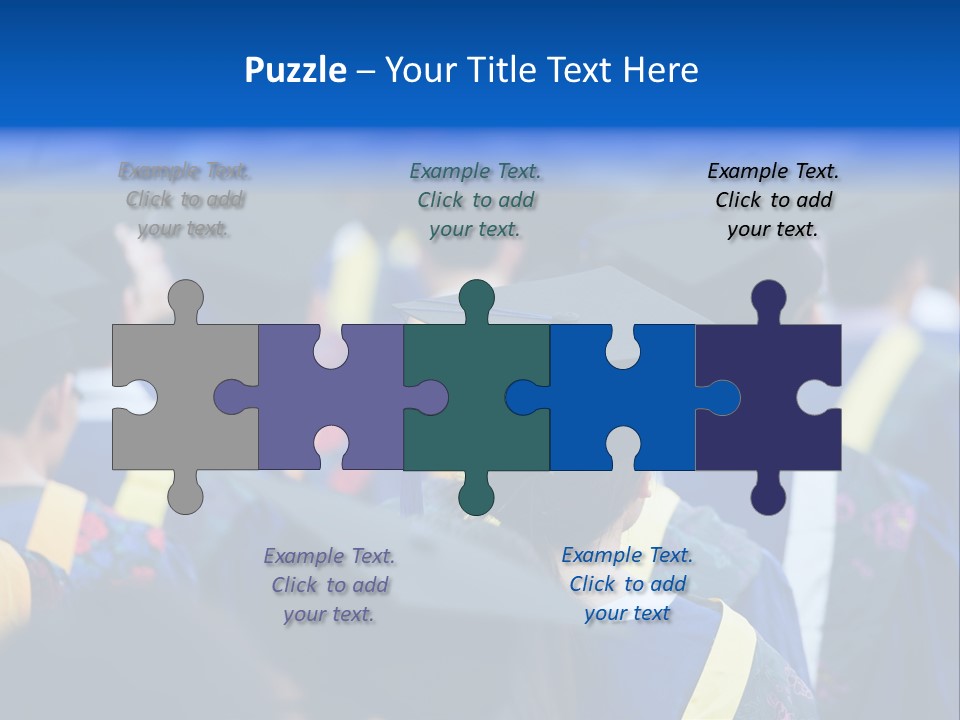 Male Gown Listen PowerPoint Template